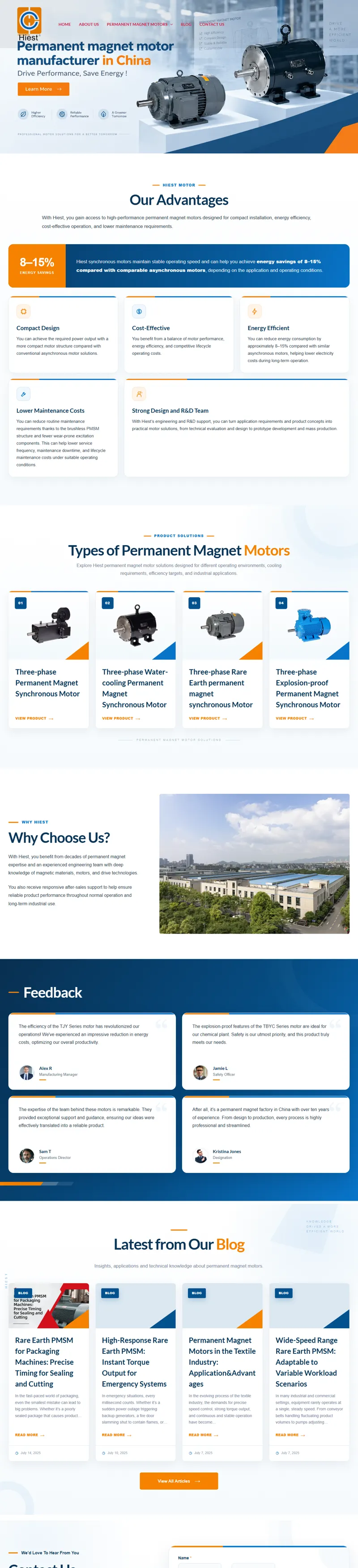 Permanent Magnet Motor Supplier In China - JYMAGTECH 网页长截图