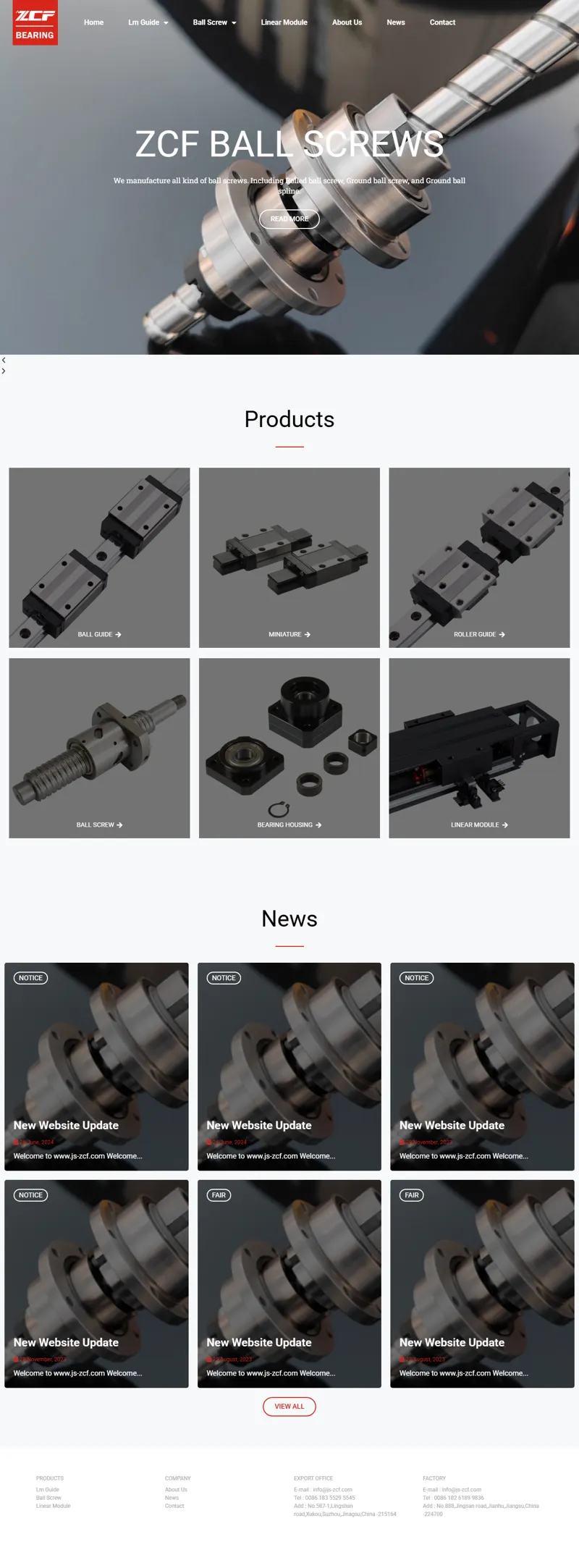 ZCF bearing 网页长截图