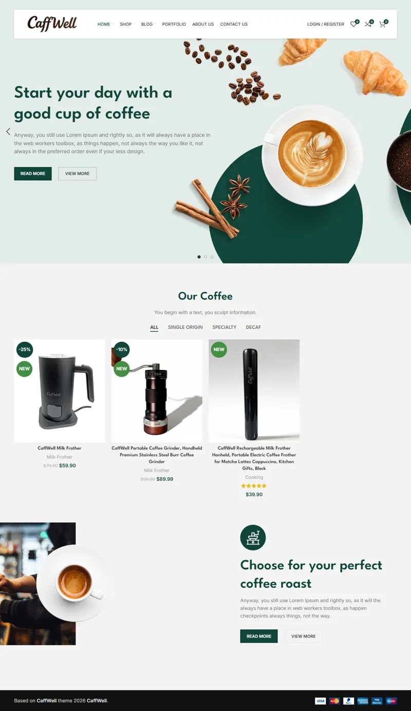 Caffwell 网页长截图