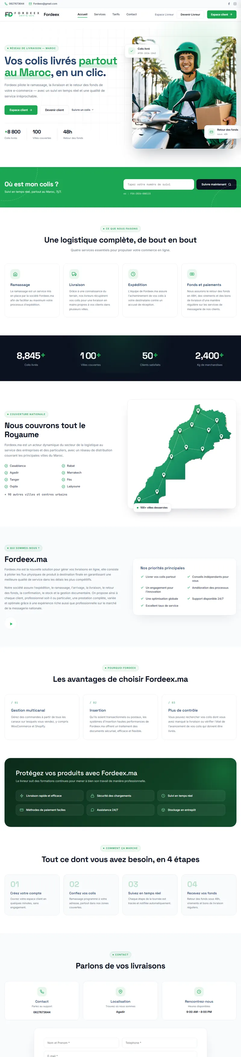 Accueil - FORDEEX 网页长截图